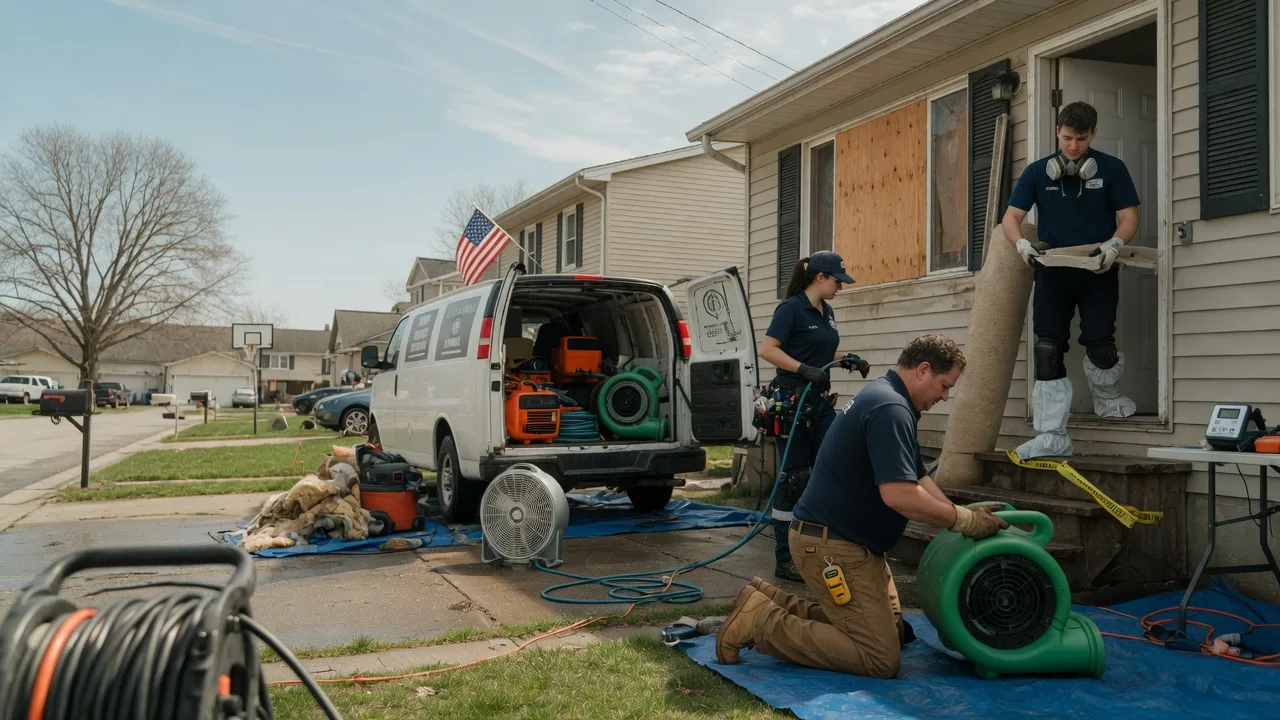 Water Damage Restoration in Reno, OH near me